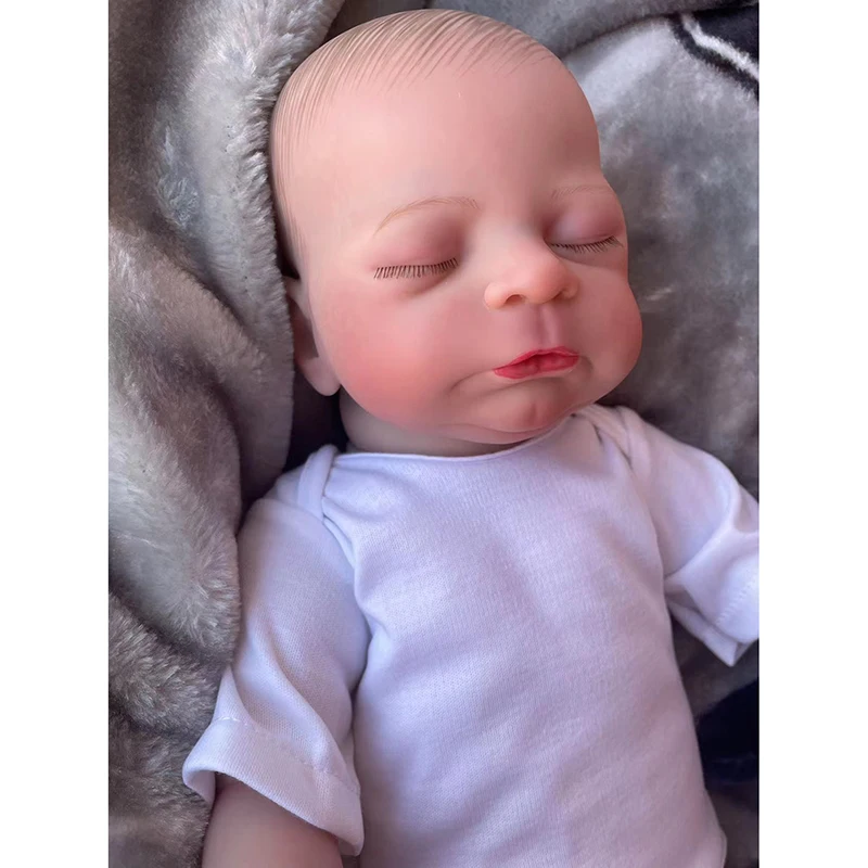 

50CM Timothy Reborn Doll Boy Sleeping Baby High Quality Genesis Hand Painted Doll with Visible Veins Collectible Art Doll