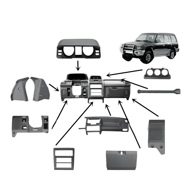 車の計器カバー,ラジオダッシュボード,vw Jetta mk2 1990-1998