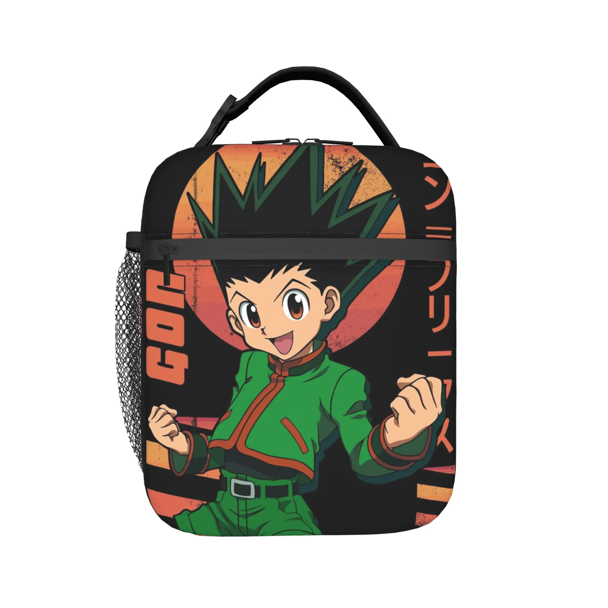 

Custom H-Hunters x Insulated Lunch Bags for School Office Japan Anime Cartoon Gons Resuable Cooler Thermal Bento Box