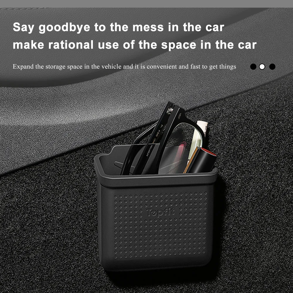 Series Storage Box For Tesla Hidden Silicone Easy Install Bag Model 3 S X Y 2022 New Auto Interior Accessories Universal Parts