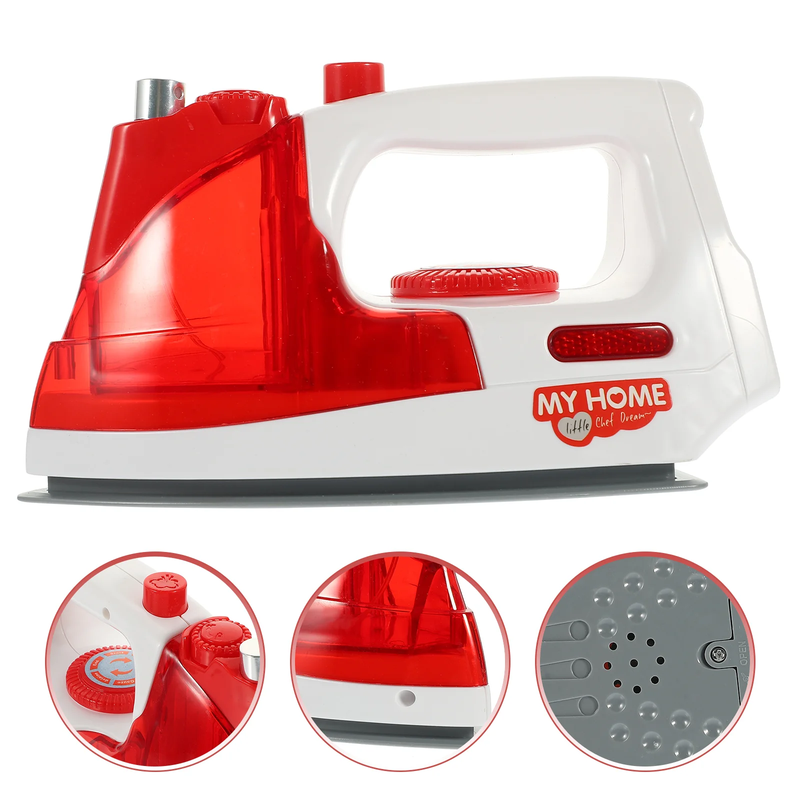 Play House Toy Mini Decor Coffee Ornament Imitation Electric Iron Exquisite Children Cognitive Model Electronic Plaything