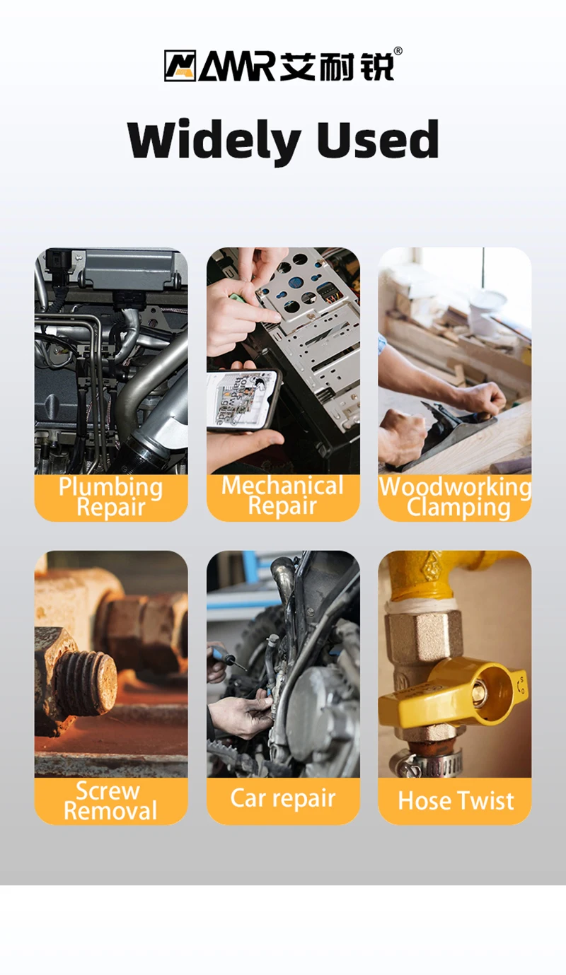 AMR-Gripzange, Lockzange, gebogene Backenzange, gerade, lange Spitzzange, Multifunktions-Schweißwerkzeuge – Detail 12