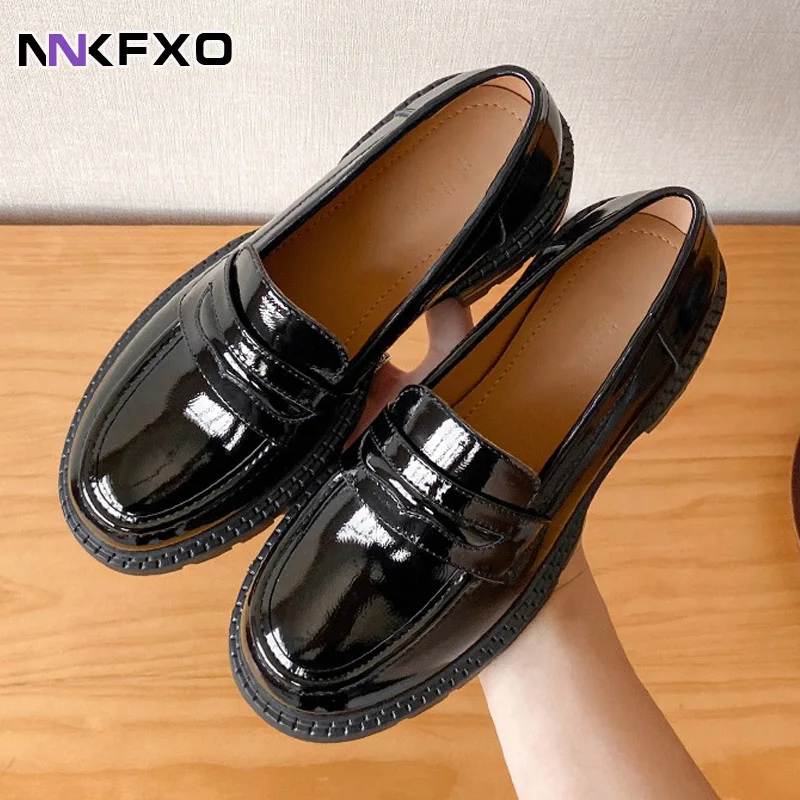 

mary jane shoes loafers lolita shoes boots Japanese Student Shoes Girl Lolita Shoes JK Commuter Uniform Shoes Casual platform