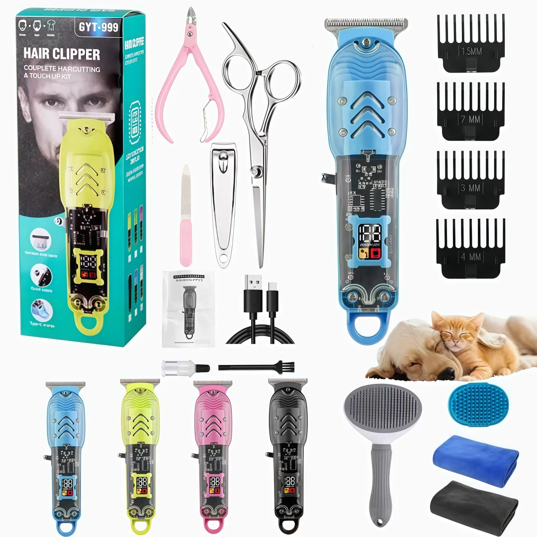Pet Supplies Nail Trim - Полный комплект USB-заряжаемых машинок для стрижки
