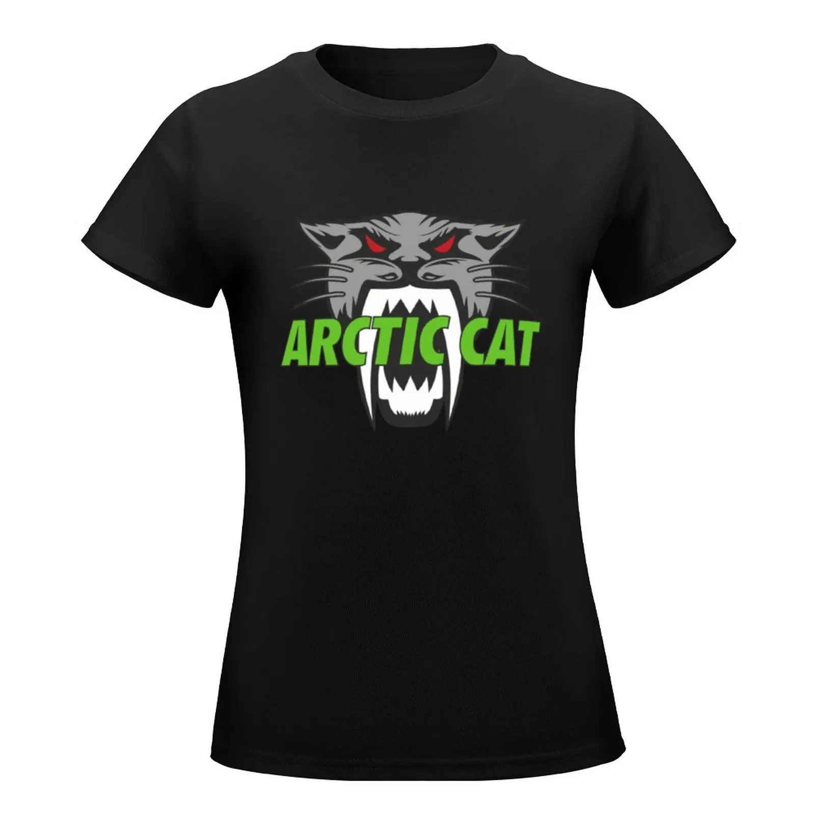 arctic cat T-Shirt shirts graphic tees funny plus size tops Aesthetic clothing T-shirts for Women