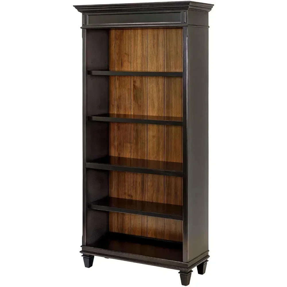 

Депозитный книжный шкаф Hartford, коричневый — полностью собранный