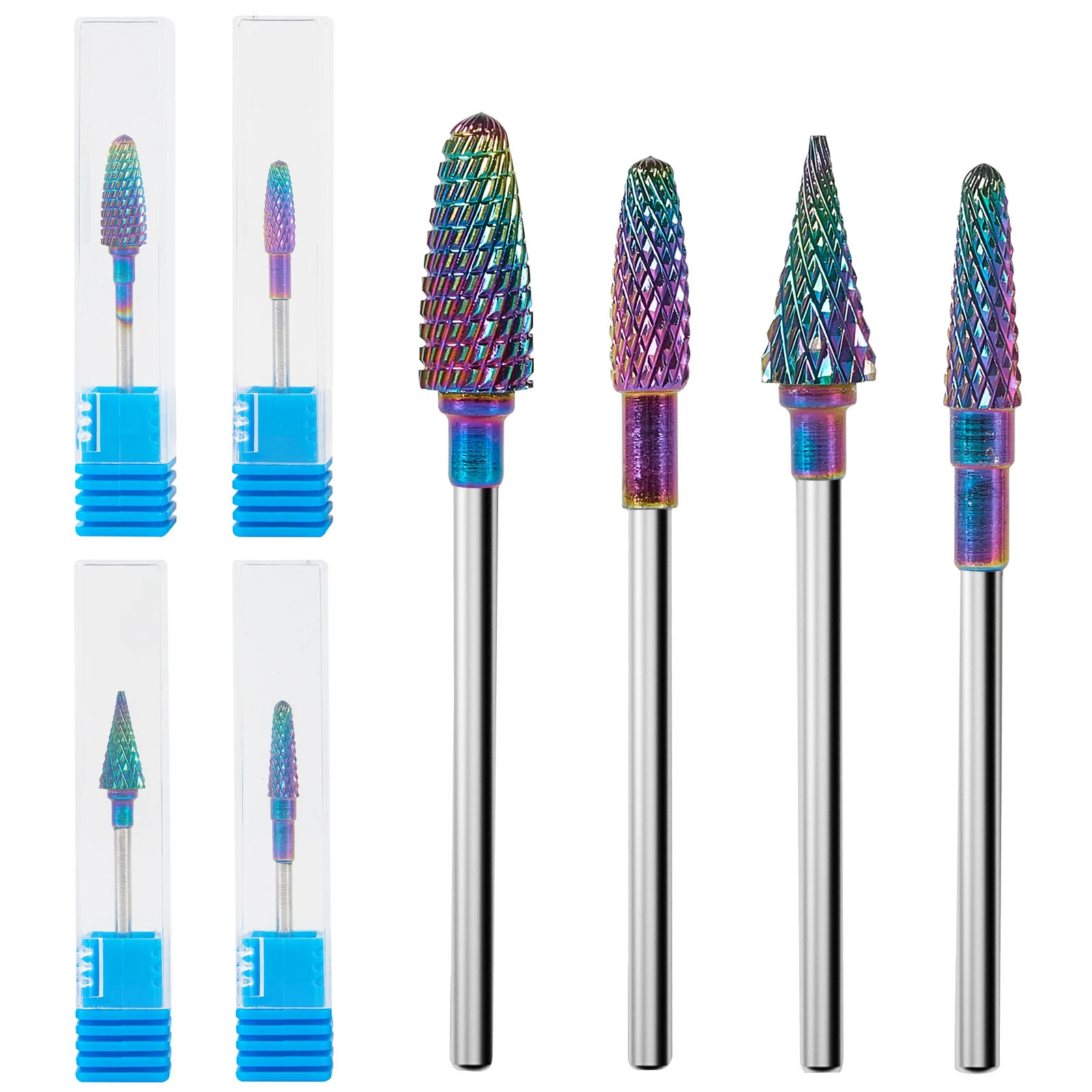 

Nail 5-in-1 Drill - Two-Way Rotation - Quickly Removes Acrylic or Hard Gel - 3/32" Shank - Manicure, Nail Art, Drilling Machine