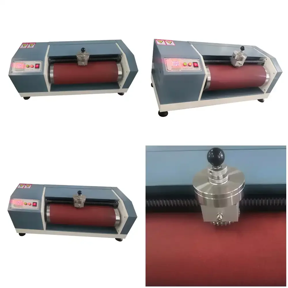 

ISO 4649 Shoe Abrasion Tester DIN Abrasive Test Machine Rubber Abrasion Test Equipment