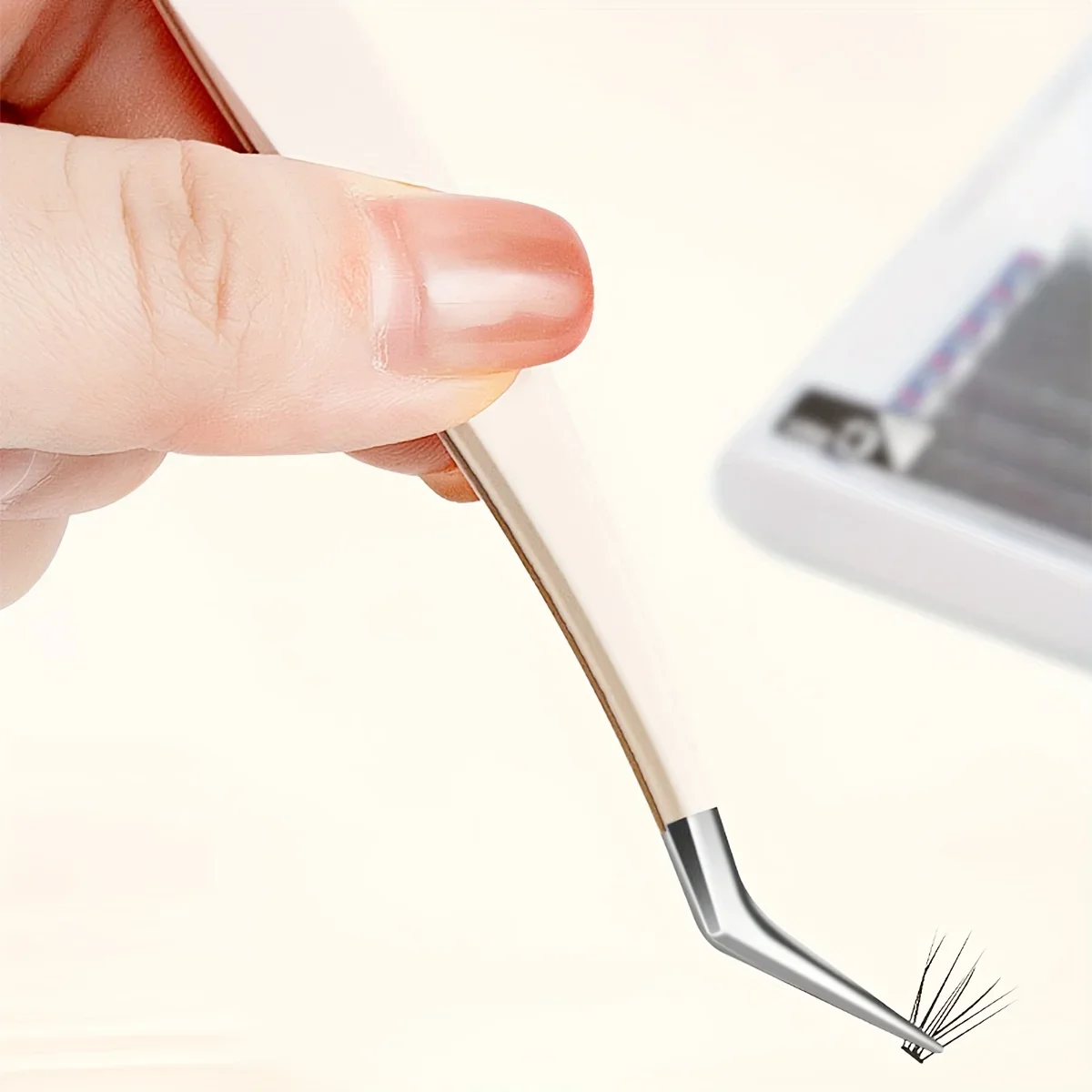 مجموعة مشبك وملاقط للحواجب متعددة الوظائف، أداة تجعيد الرموش المحمولة، خفيفة الوزن، غير معطرة، مع منظم تخزين