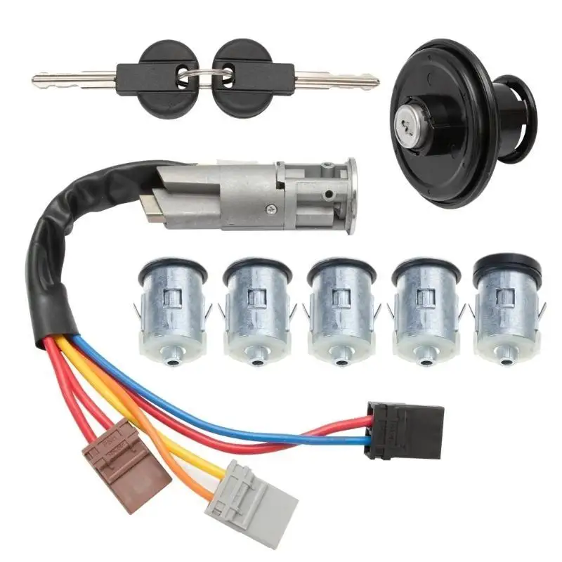 Replacement Door Lock Barrels for Expert Scudo 95-06 Lock Set Ignition Switch