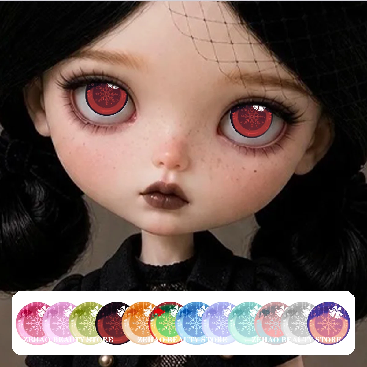 Christmas Socks Christmas Theme Glass 10MM-40MM Glass Dragon Cat Eyes Cabochon Accessory Blythe Doll Eyes Pattern Crafts 2024WW