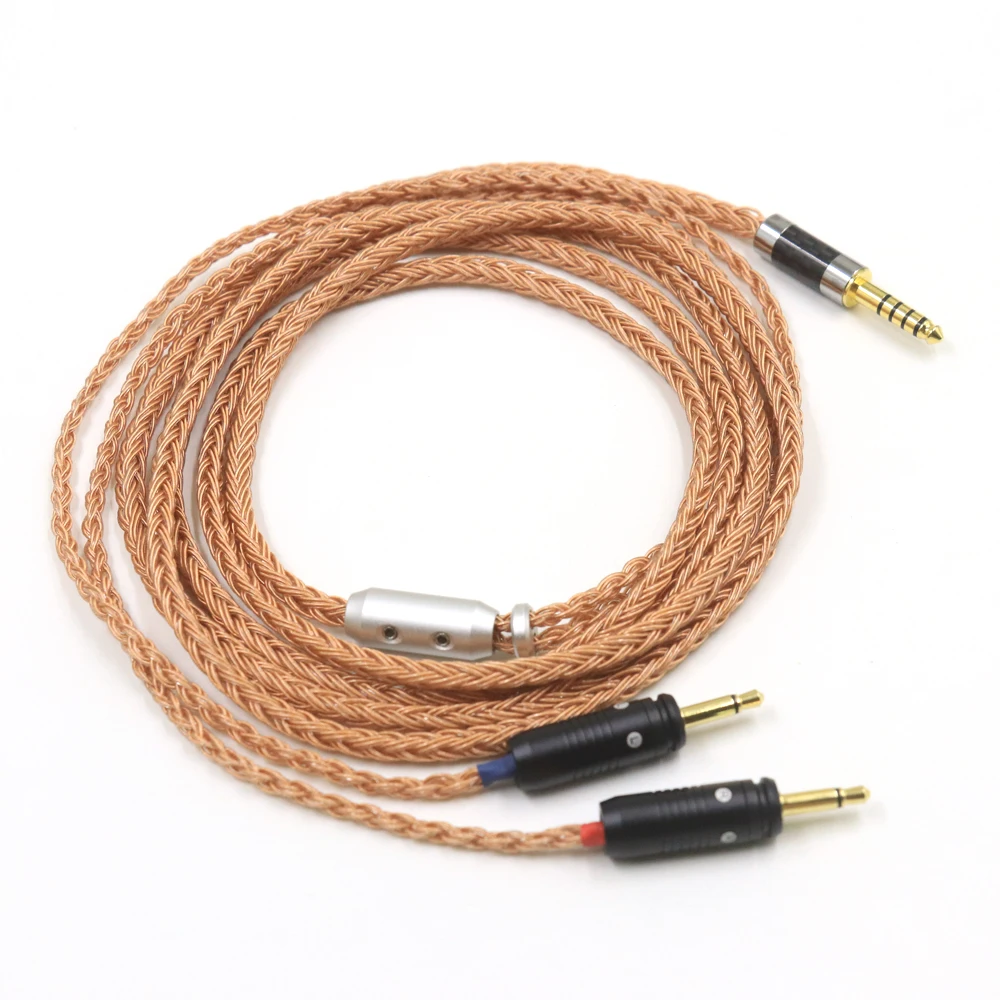 

16 Core 2.5 4.4mm/4pin XLR Single Crystal Copper Clear Celestee NEW Focal ELEAR Headset French Utopia Upgrade Headphone Cable