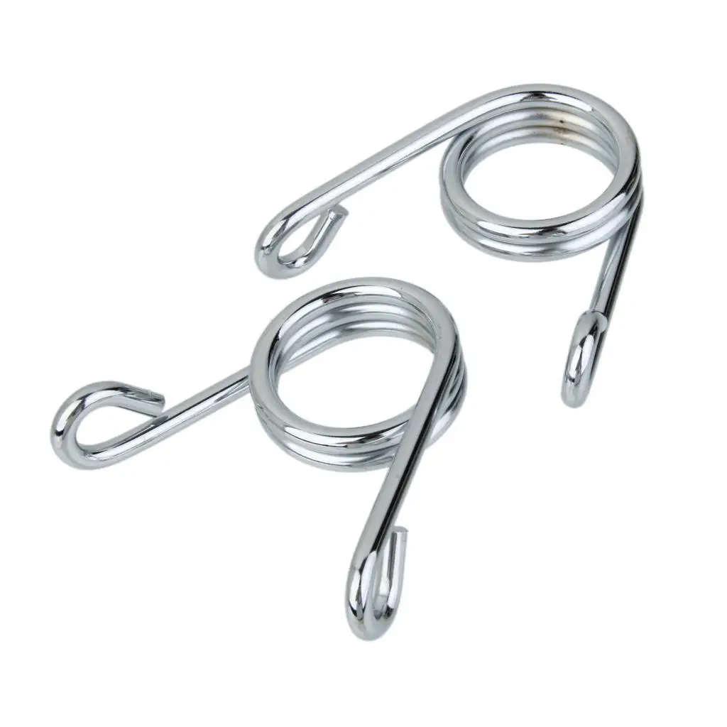 

Chrome Solo Seat Springs Motorcycle Seat Suspension Coil Metal for Bobber Chopper Custom Installation Setup