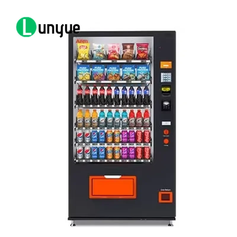 Small Vending Machine for Snacks and Drinks No Touchscreen Compact Automatic Dispenser for Home Office Hotel Lobby Easy