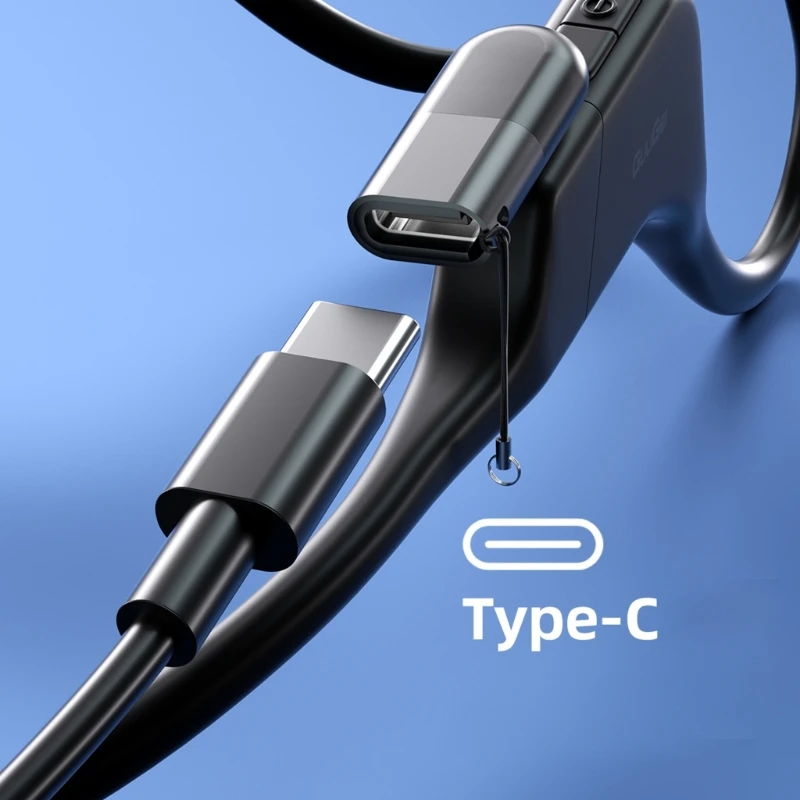 แม่เหล็กชาร์จตัวต่อกระดูกหูฟังอะแดปเตอร์สำหรับ AS800/S803/S810/AS700 90องศาเชื่อมต่อดัด