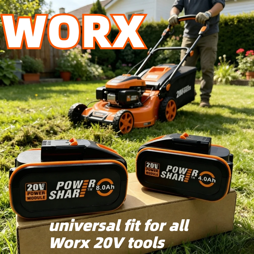 Worx 20V Rechargeable Battery, multiple capacities, universa