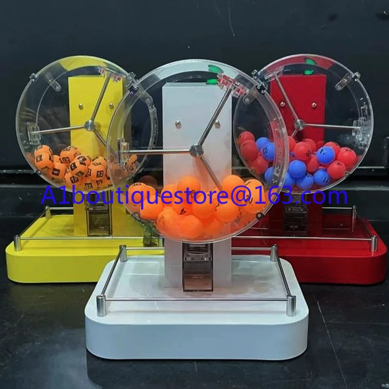 50-100 Ball Electric Automatic Bingo Cage Lucky Game Playing Machine Hot Selling Electric Acrylic