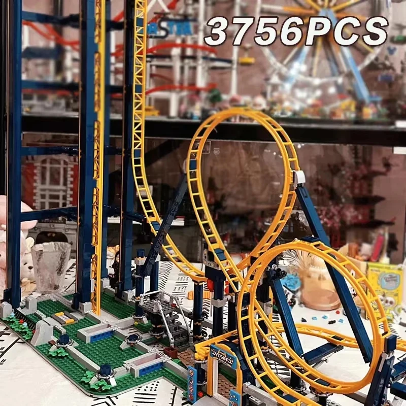 Los modelos de juguetes de bloques de construcción de parque de atracciones más vendidos proporcionan juegos para niños para adolescentes y adultos como regalos de Navidad