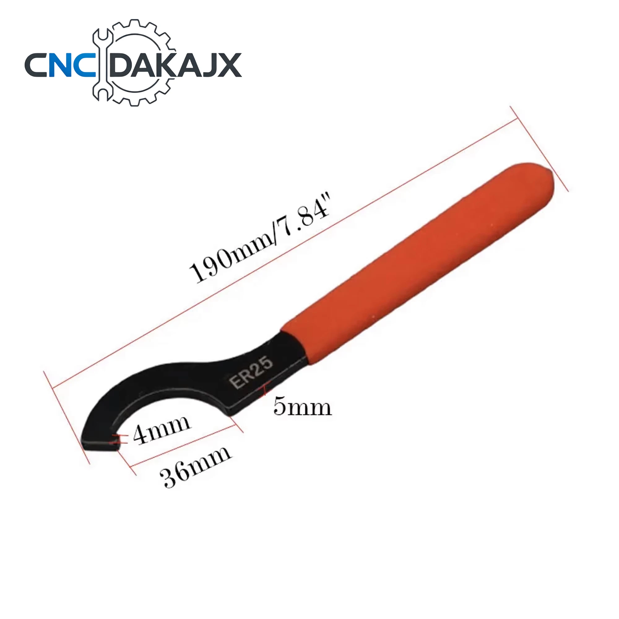 ER Wrench ER25 ER32 ER40 Collet Wrench CNC Spanner Key Chuck Nut Tools Milling Machine Lathe Tool Holder Hand Operating Tooling