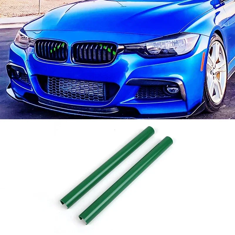 Car Front Grille Trim Strips Grill V Brace For BMW 1 2 3 4 Series E60 E65 E66 F20 F30 F32 F40 G20 G29 Sport Styling Accessories