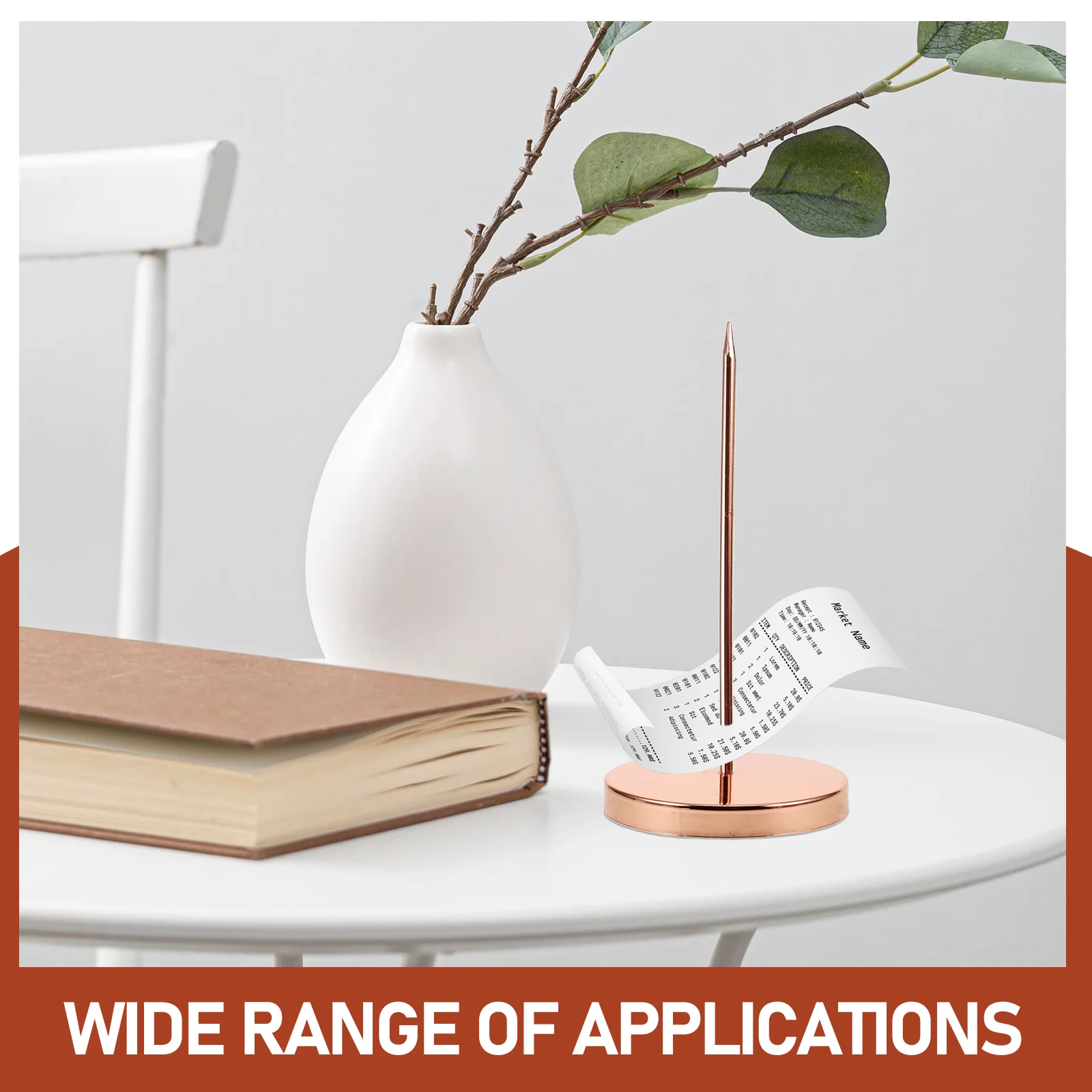 Ticket Stabber for Restaurant Invoice Spike Stick Subpoena Fork Memo Holder Office Receipt Note