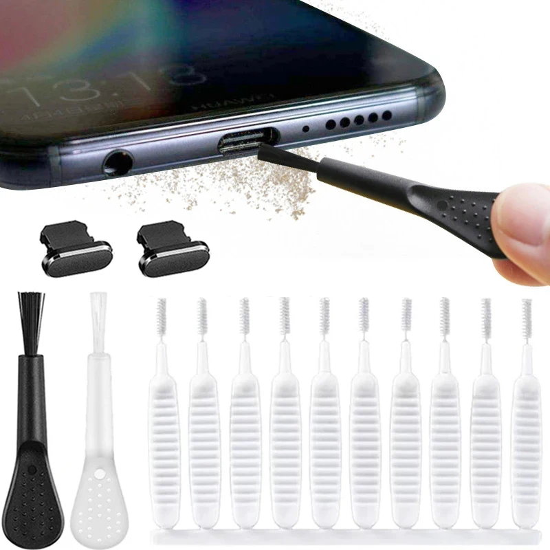 14pcs Cleaning Brush Dust Plug for iPhone Charging Port Dust Cleaning Brush Shower Dust Cleaning Brush Keyboard Cleaning Tools