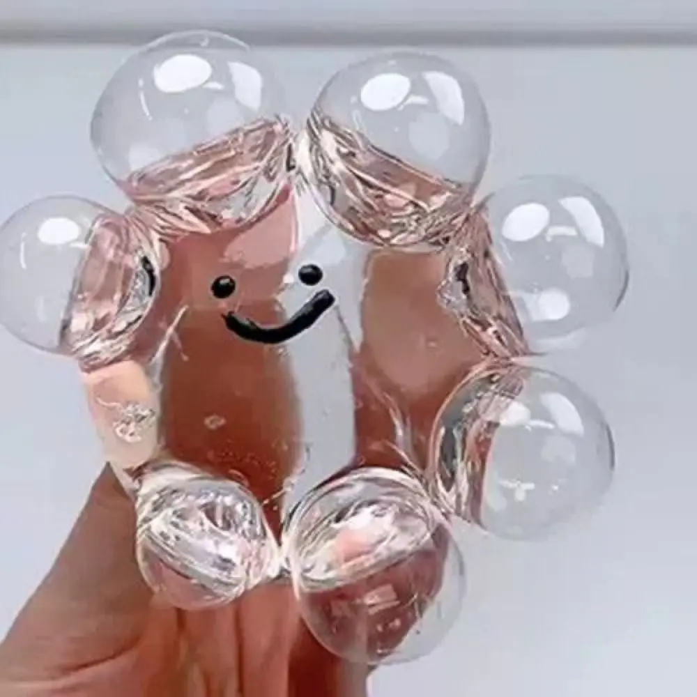 2Pcs Kid Taba Squishy Pinch Bubble Octopus Pressure Reducing Ball Vent Ball Decompression Toy TPR Pinch Le Stress Ball Adult Toy