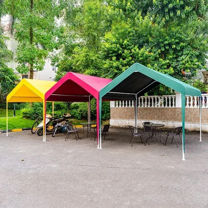 Outdoor Gazebos Awning Night Market Stall Tents Rain Shed Courtyard Villa Sun Protection Sunshade Ceiling Without Bracket EE