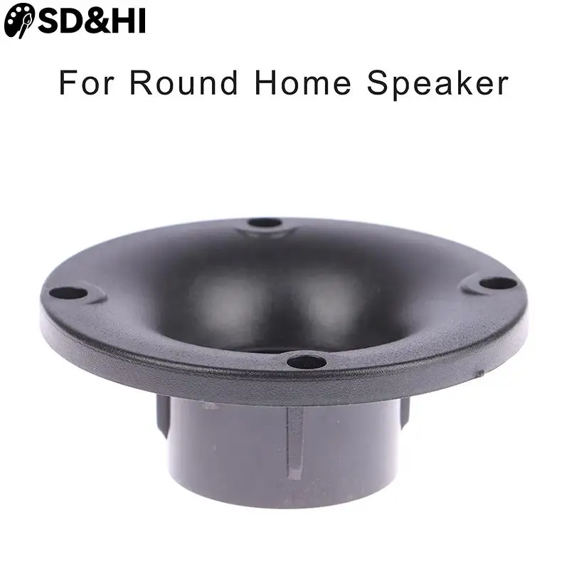 3 inch 80mm Small Size Horn Tweeter Speaker Accessories Plastic Threaded Mouth 34mm Speaker Replacements Repair Parts