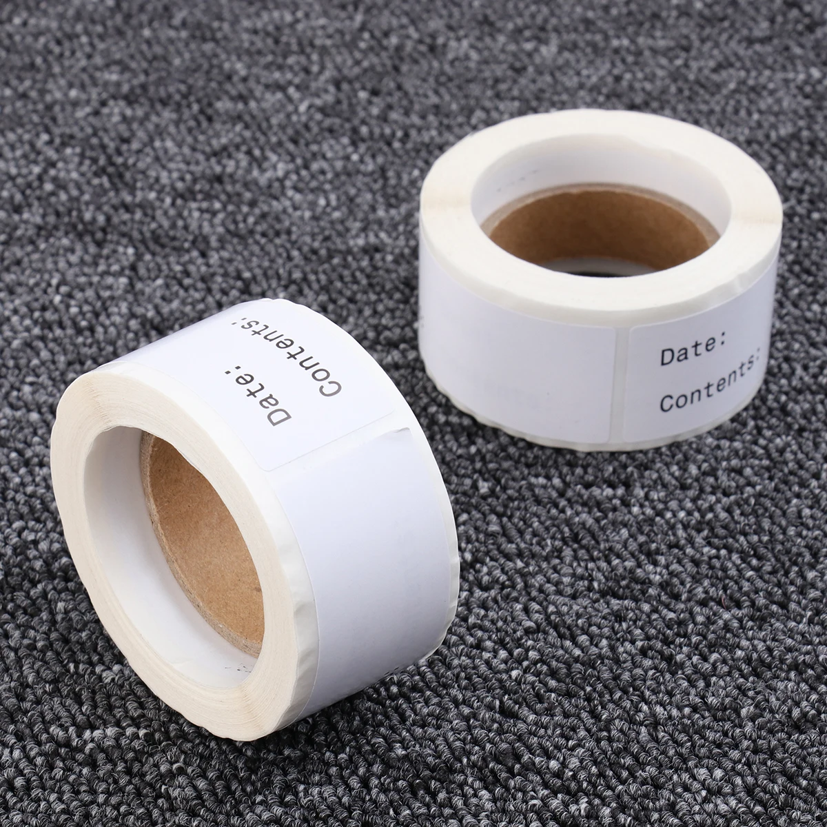 

2 Rolls Food Labels Record Date Sticker DIY Classified Paste Index Kitchen English