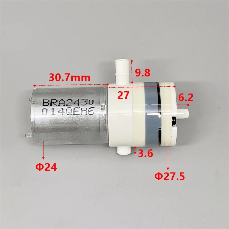 DC 3V 5V 6V 370 Motor Mini Air Pump Oxygen Pump Micro Diaphragm Vacuum Pump Negative Pressure Pump DIY Medical Monitor