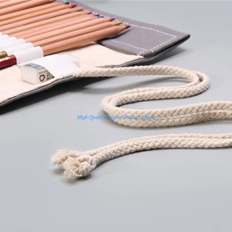 u2jeアーティストペイントブラシホルダーキャンバスロールアップバッグケースペイントブラシストレージポーチオイル水彩ガッシュアートペイントブラシ用