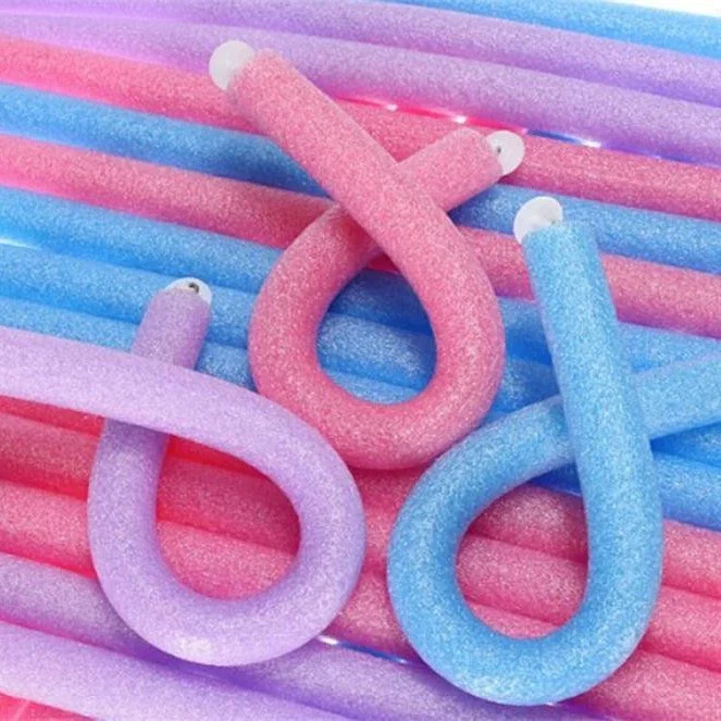 بكرات تجعيد الشعر متعددة الاستخدامات (مجموعة من 10 قطع) - أدوات تجعيد الشعر الإسفنجية وأدوات تجعيد الشعر المصنوعة من مادة EVA المصنوعة من القطن اللؤلؤي