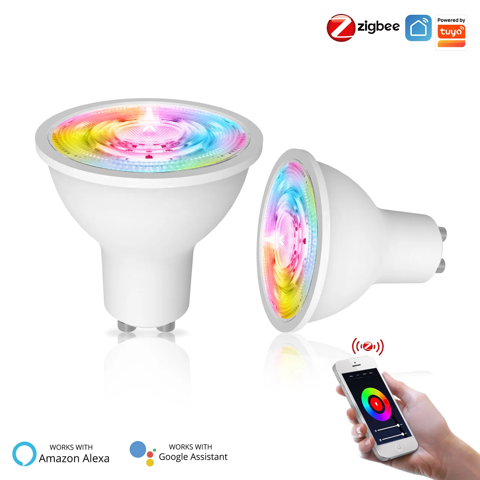 Factory Wholesale Smart Bulb WiFi ZigBee Wireless Remote Control Support By Google Alexa