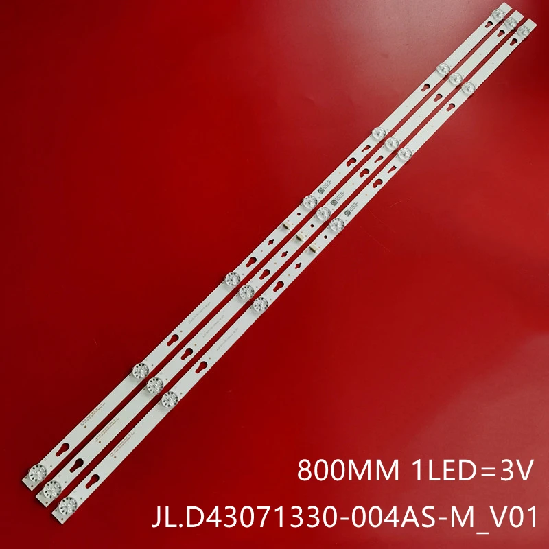 LED strip for 43HR332M07A8 V3 43D3000 7*3 4C-LB430T-HRC MI 4S L43M5-AN L43M5-AX L43M5-5ASP TCL 43D1200  HYLED-43FHD3