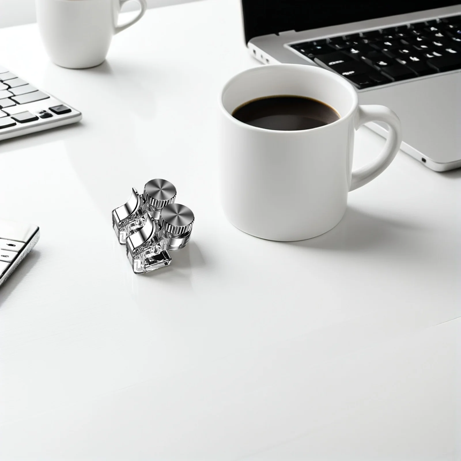 زوج واحد من مشغلات ألعاب الهاتف المتينة وحدات تحكم ألعاب الهاتف المحمول تصميم الزناد الدقيق سهل التركيب وسادات السيليكون غير القابلة للانزلاق القابلة للتعديل #1