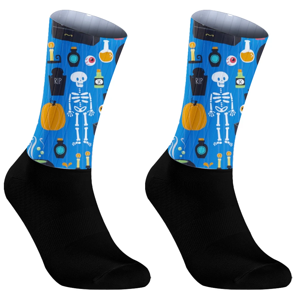 Rad socken Männer Frauen Rad socken Sport Schweiß absorbierende atmungsaktive Fußball Fußball Kompression socken Großhandel