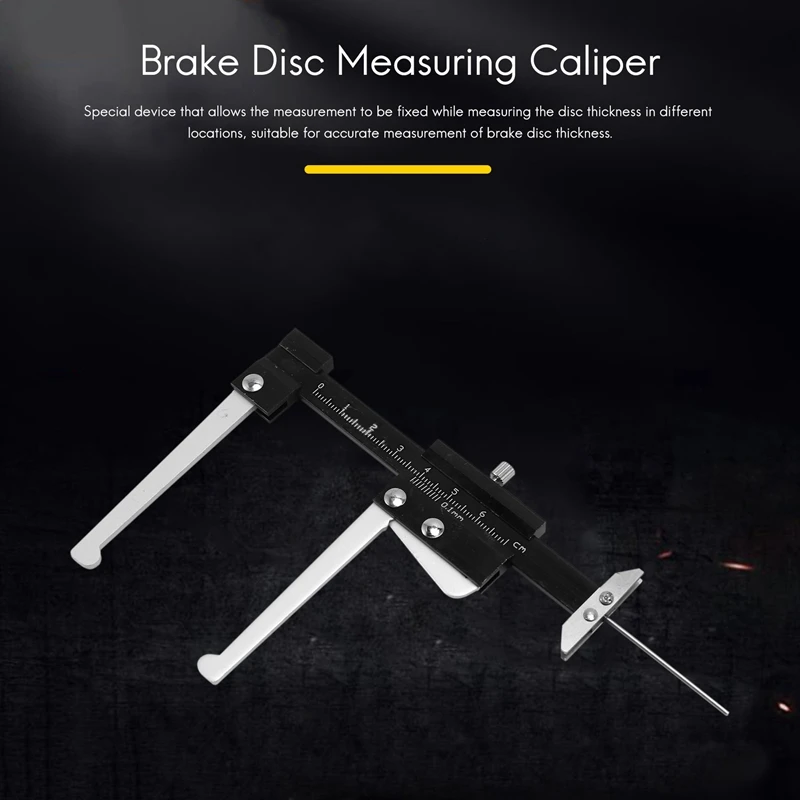 Disc Brake Rotor Thickness Caliper 0-60Mm Gauge Gage Micrometer Measuring Tool