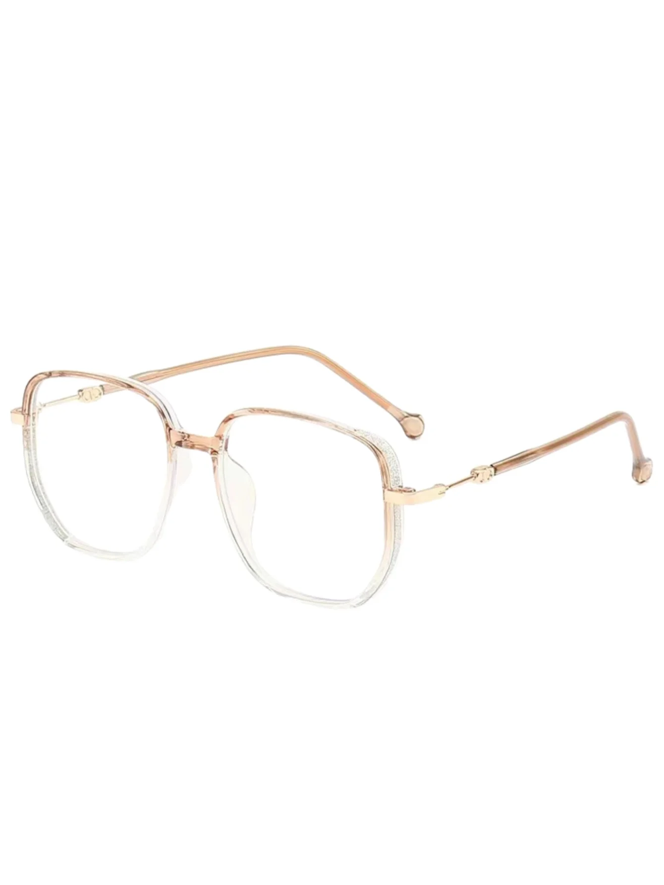 Ultraleichte Lesebrille für Damen und Herren mit großem Rahmen, Brillengestell, flacher Lesebrille