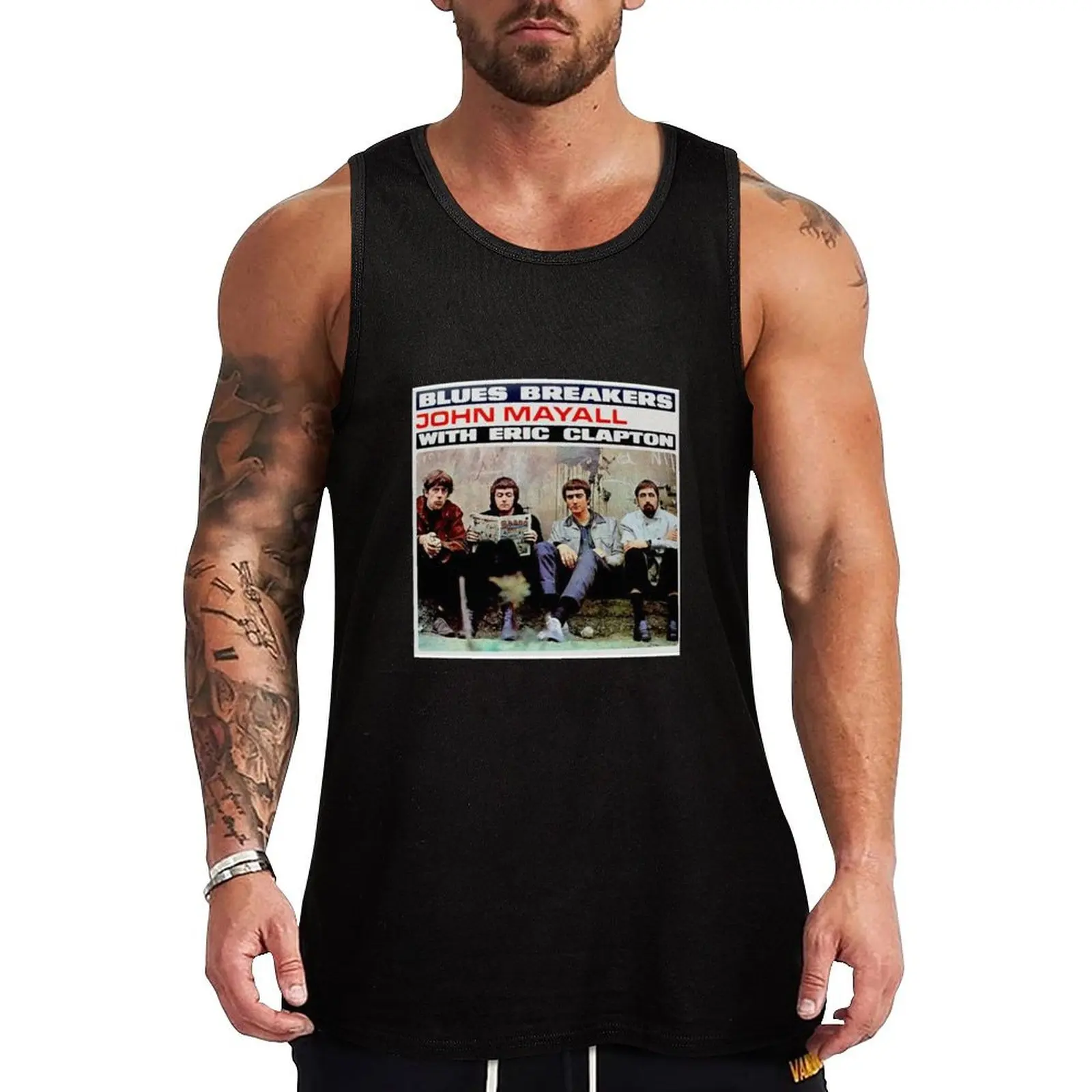 

Blues Breakers John Mayall With Eric Clapton Tank Top gym clothing men Men's summer vest Men's sleeveless t-shirt muscular man