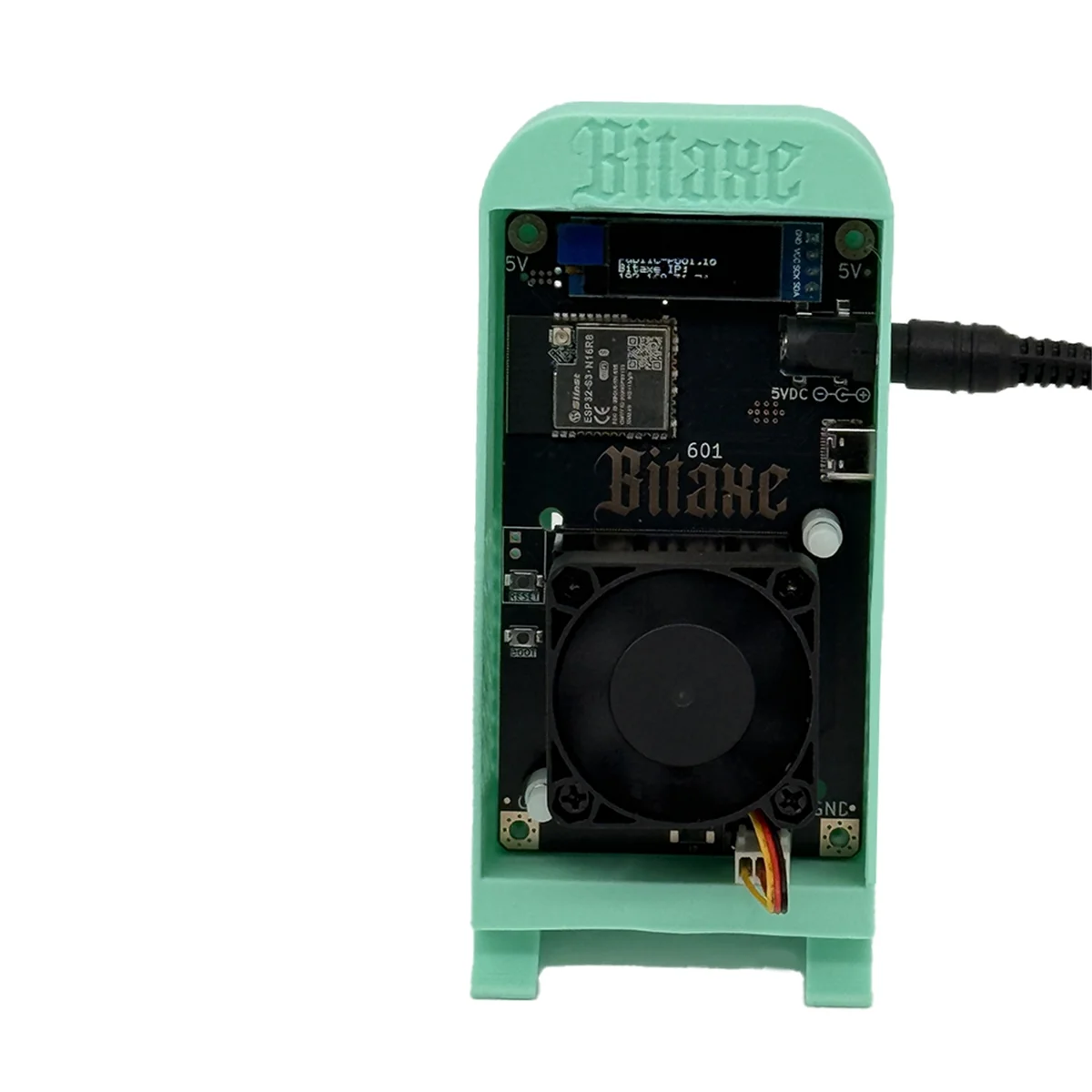 N33R_Bitaxe Gamma601 Bitcoins 1,2TH/S Solo Miner BM1370 Asic Chip BR Plug