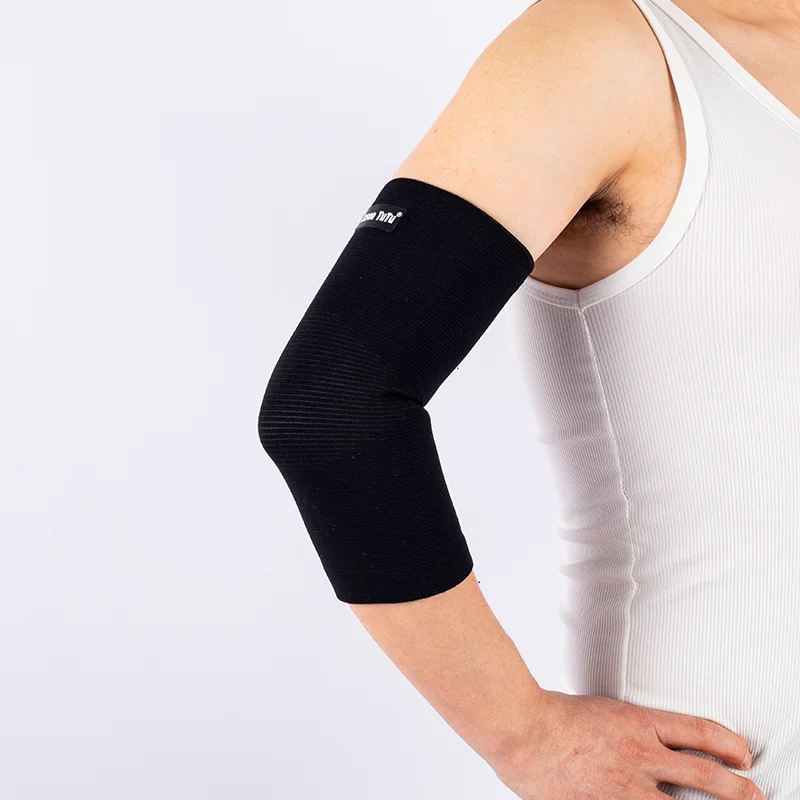 1 Pc Breathable Elbow Support Compression Elastic Arm Brace Arm Sleeve Elbow Support Elastic Gym Sport Elbow Protective image 6