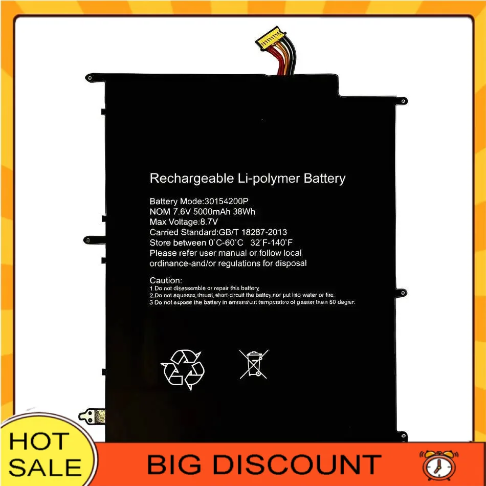 

Battery NB133 7 Lines For Irbis NB131 Jumper Ezbook X4 Bben N14W TH140A AK14 0154200P HW-3487265 31152200P NV-2874180-2S