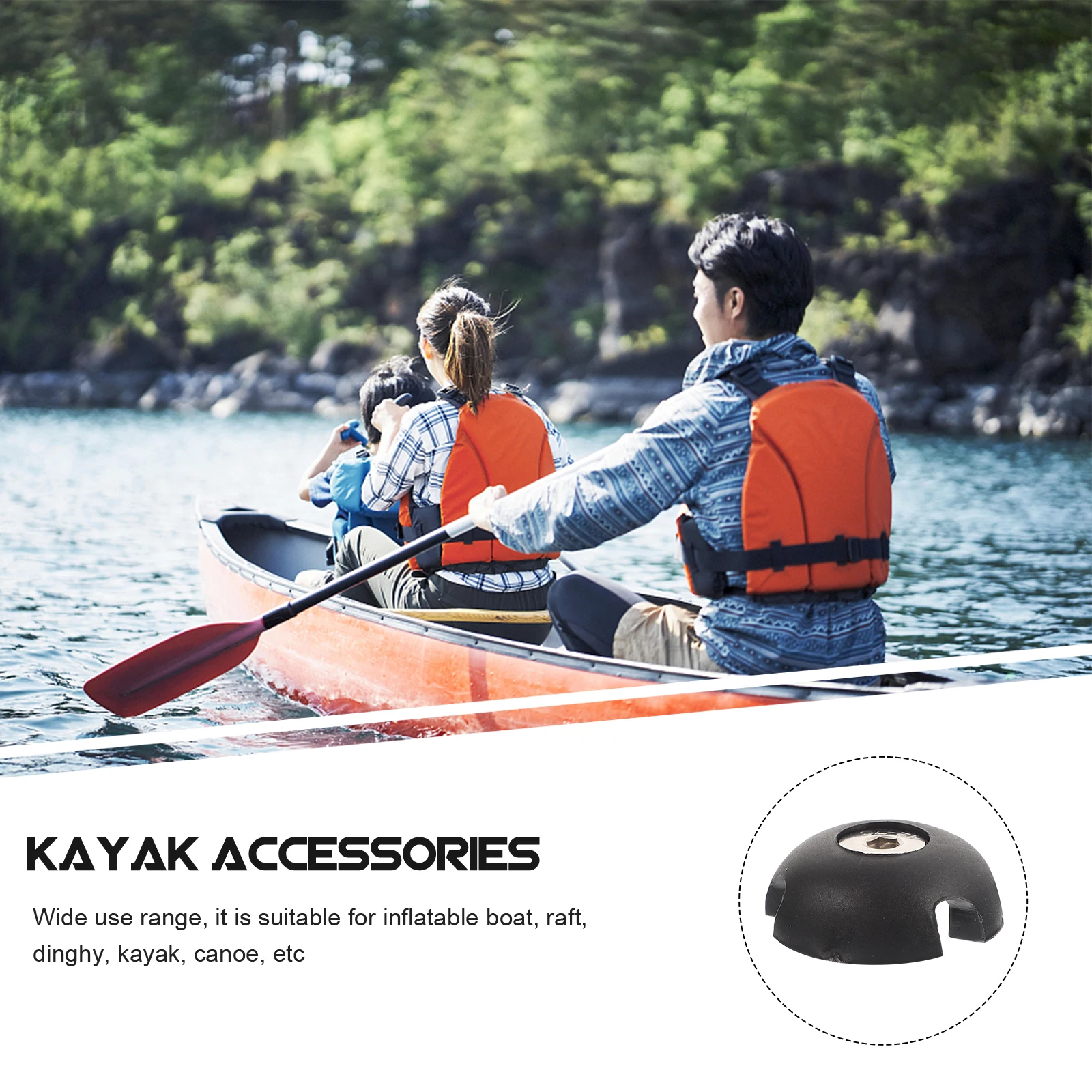 

10Pcs Elastic Rope Buckle Plastic Kayak Rope Fix Buckles for Inflatable Boat Canoe Outdoor Accessories