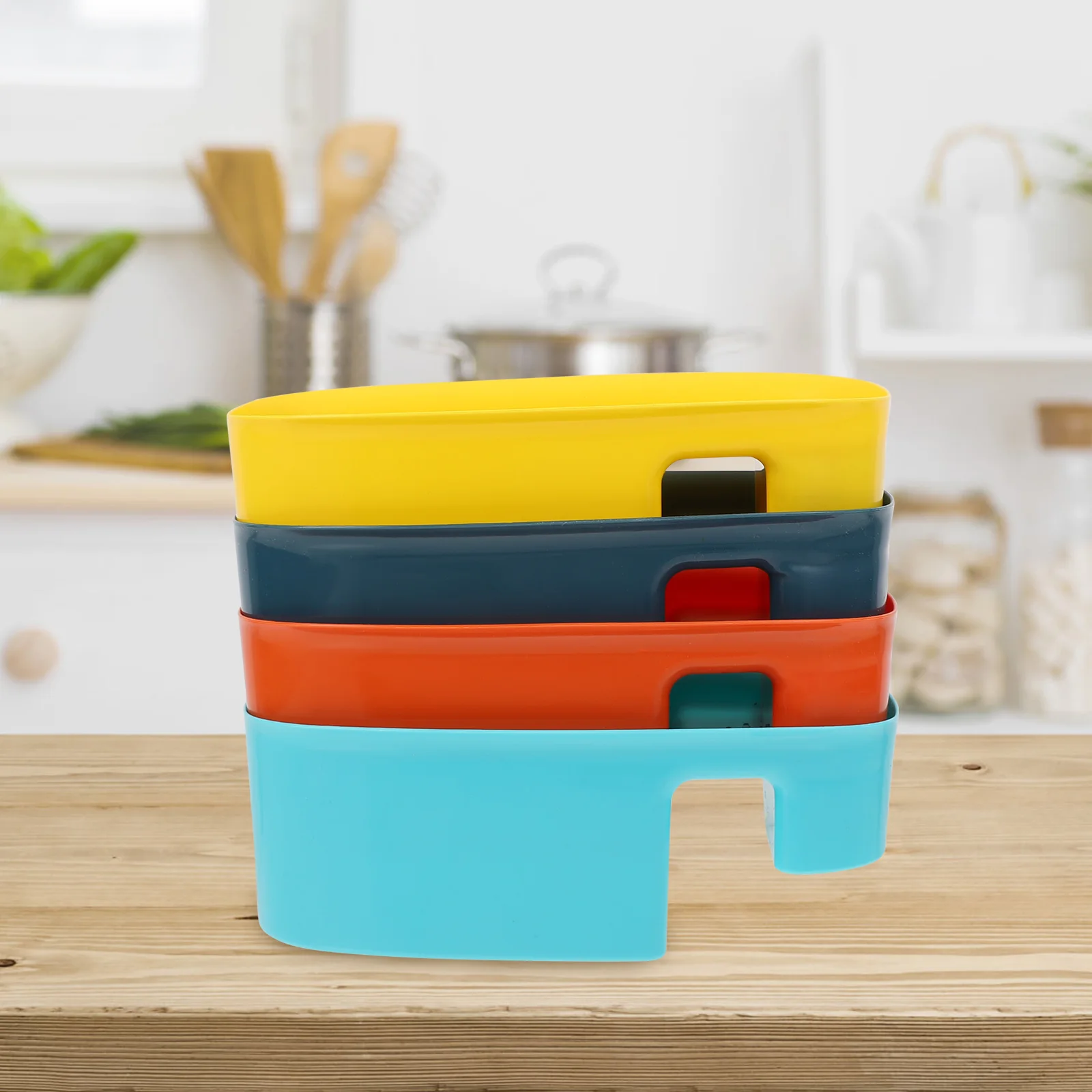 

4pcs Drain Sink ganizer Rust Resistant Kitchen Storage Kitchen Sink Rack Holder Faucet Colander Multi Function