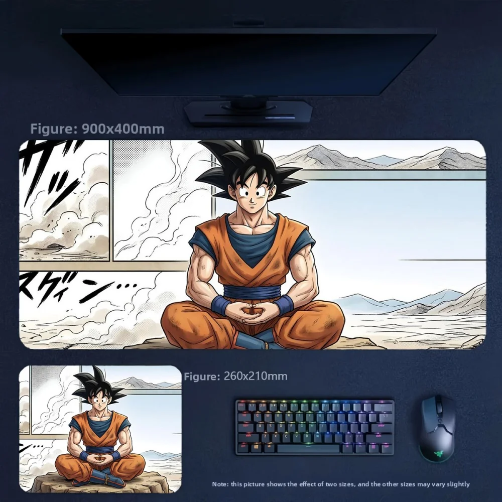 High Quality Printing Animation Dragon Ball Series Leather Non-slip Mouse Pad Cute Table Mat Two Dimensional Peripheral Gifts