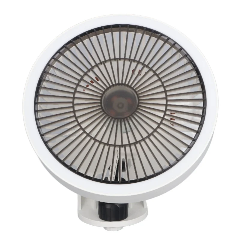 Small Wall Mount Fan With Remote Control Mini Oscillating Fan With Night Light 3 Speeds For RV Bedroom Home Office Garage