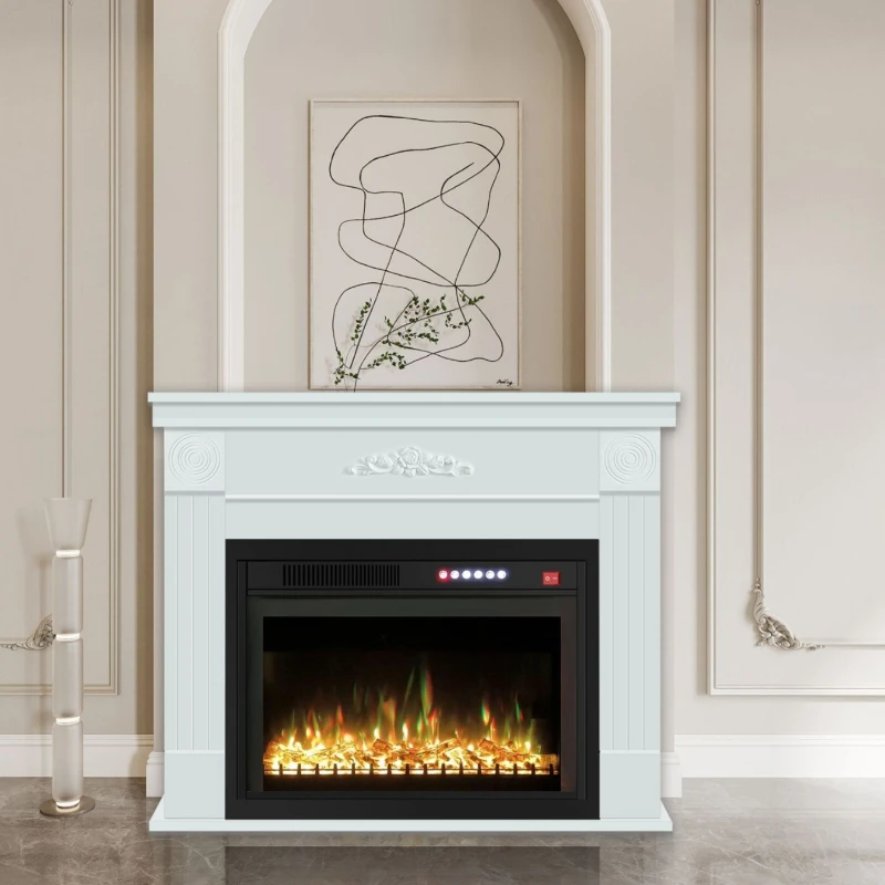 Fireplace core simulation flame embedded electronic fireplace decorative cabinet