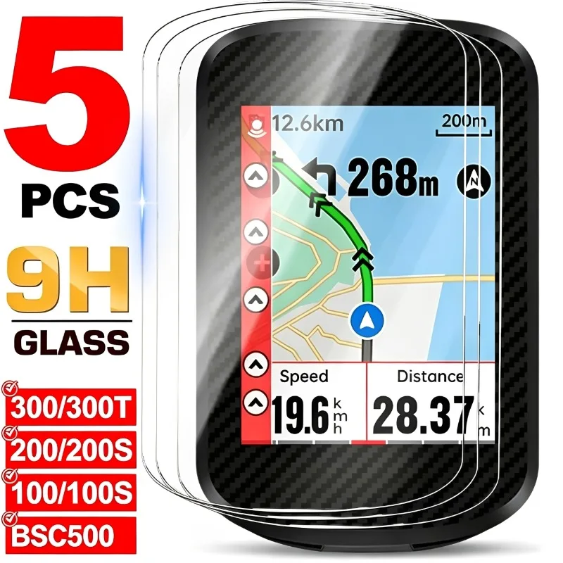 1-5PCS for IGPSPORT BSC500 BSC200 BSC300 BSC100 GPS Tempered Glass for BSC500 BSC300 T Screen Protector Cover Protective Film
