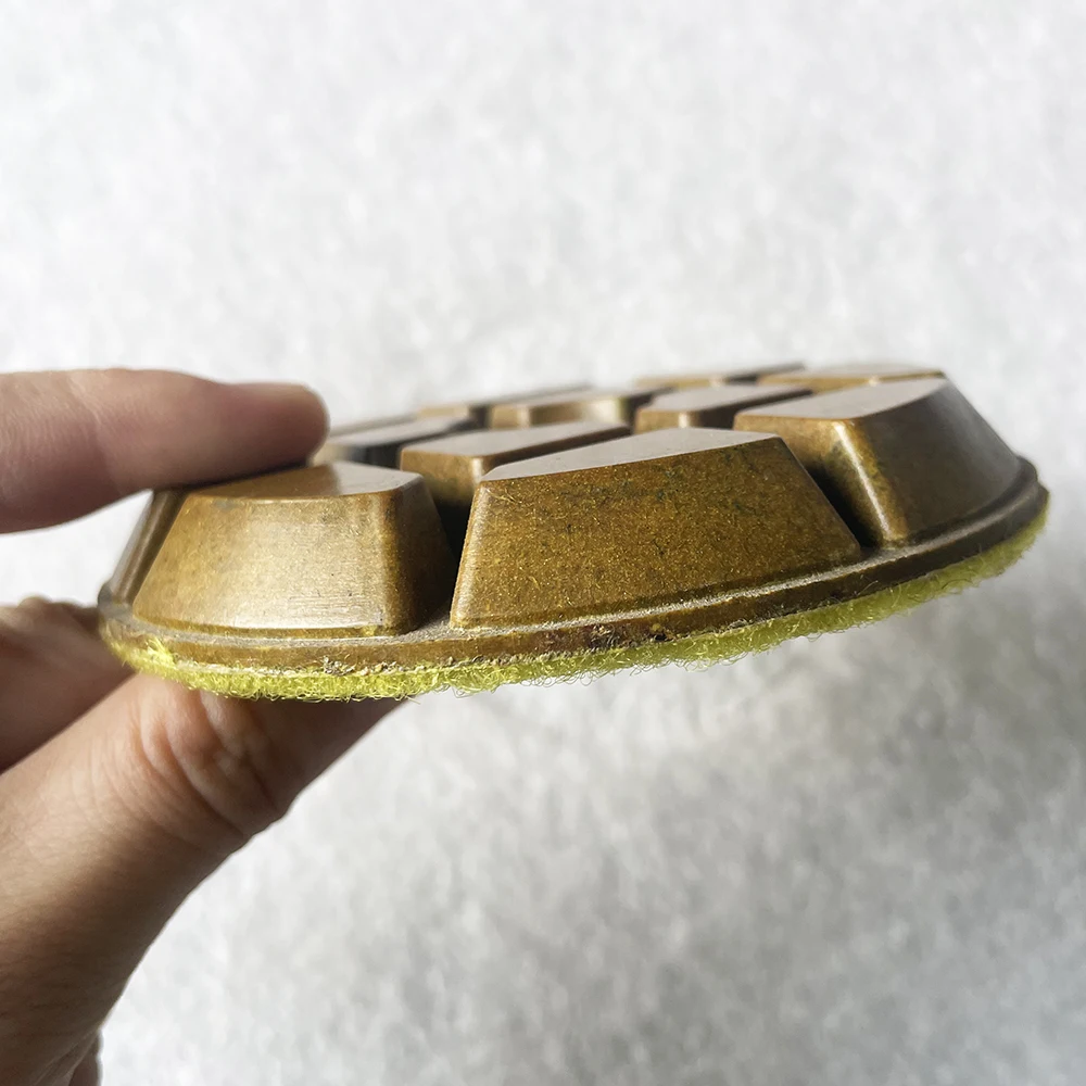 4 Inch 100mm Diamond Floor Grinding Block Polishing Pad For Grinding Concrete Cement Stone Floor